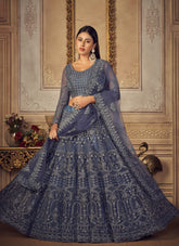 Photogenic Looking Gown in Dark Blue